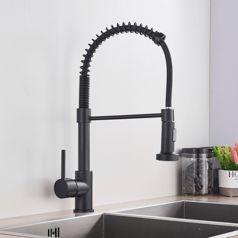 360 Faucets™ - Pull Down Spring Spout Kitchen Faucet