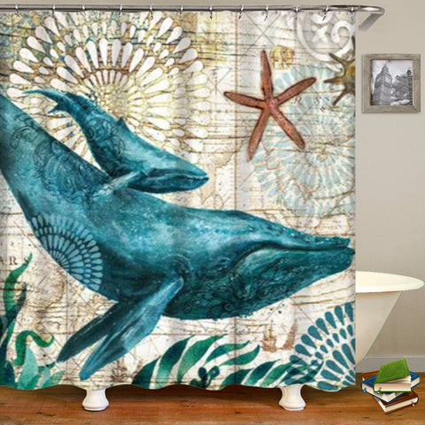 Life in Ocean Collection | Premium Shower Curtains