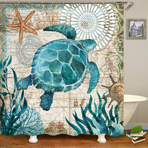 Life in Ocean Collection | Premium Shower Curtains