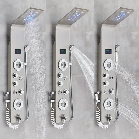 Calming Shower Zen Falls™ Shower Deluxe Panel | The Premium Calming Shower Panel – 360 ...