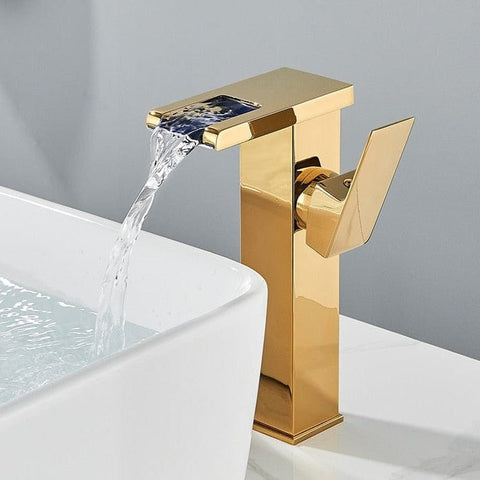 360 Faucets™ - LED Waterfall Single Handle Faucet