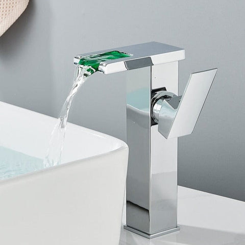 360 Faucets™ - LED Waterfall Single Handle Faucet