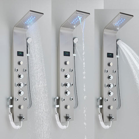 Calming Shower Zen Falls™ Shower Deluxe Panel | The Premium Calming Shower Panel – 360 ...