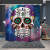 Skulls And Flowers - Premium Shower Curtain